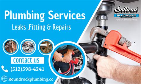 Professional Plumbers in Round Rock, TX .